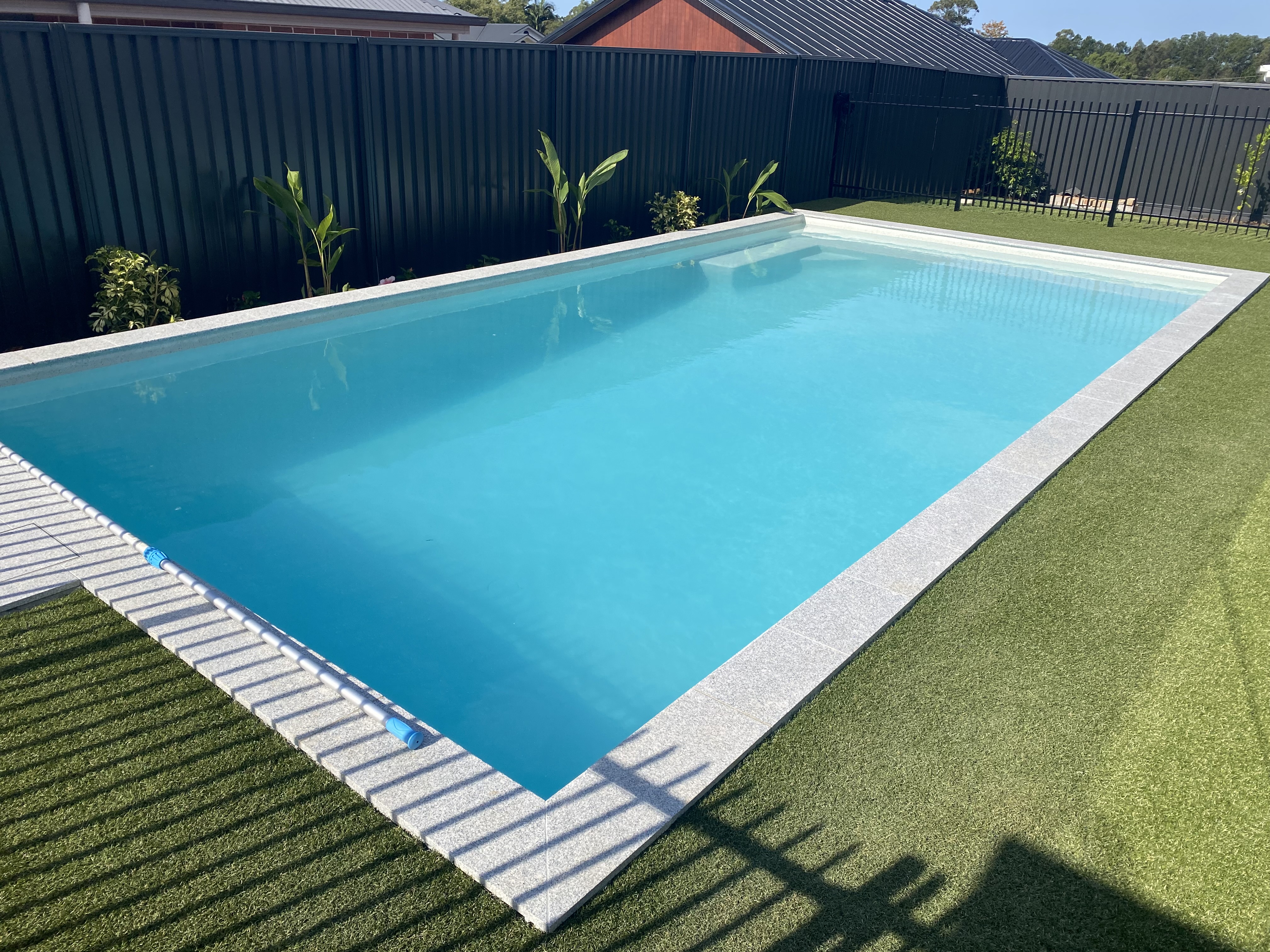 Glasshouse Mountains Pool with Artificial Grass