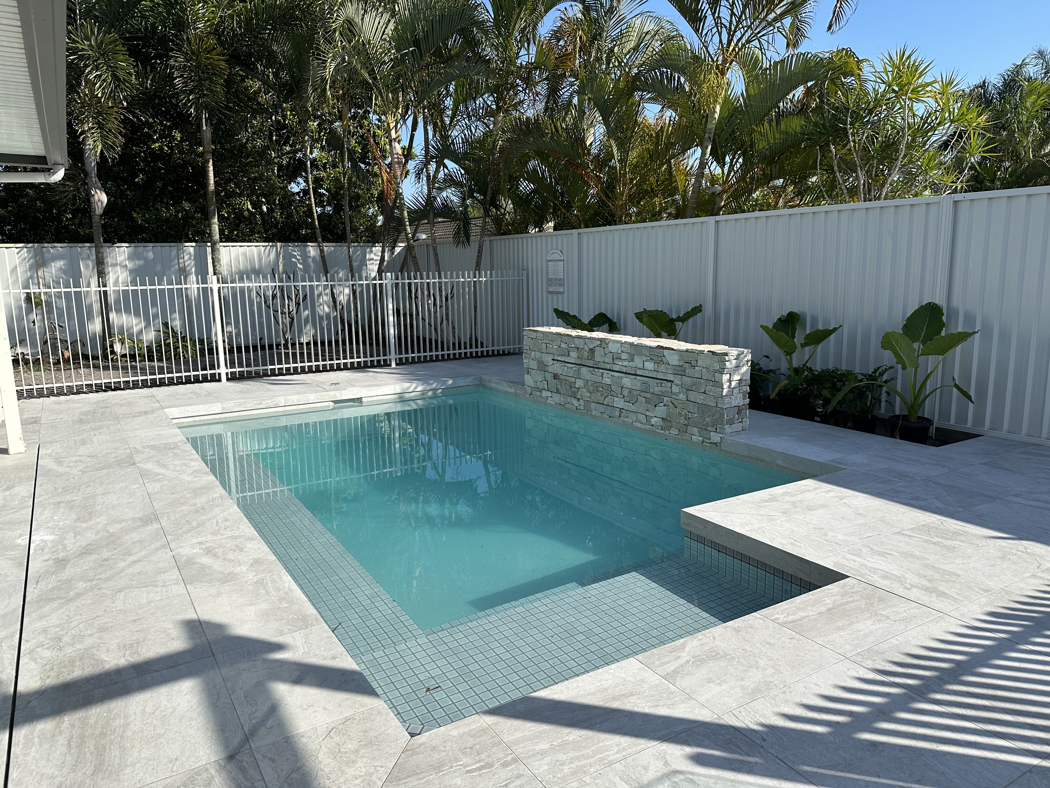 Mountain Creek Pool with Tiled Surrounds